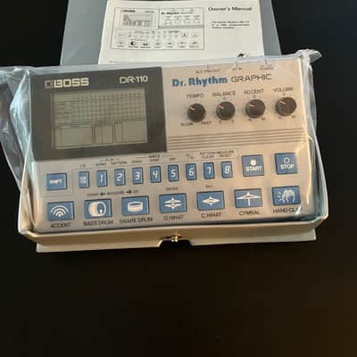 Boss DR-110 Dr. Rhythm 1980s - Silver