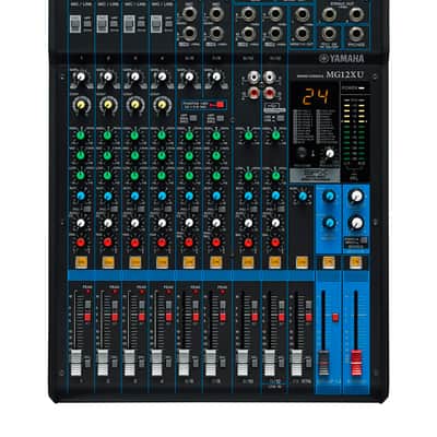 Yamaha EMX2000 12 Channel Powered Mixer EMX-2000 | Reverb