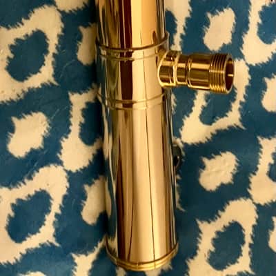 Edward’s 331CF tenor trombone bell that is yellow brass, 22-gauge, unsoldered rim, cryogenic-treated bell WITH K & M Stand.  image 4
