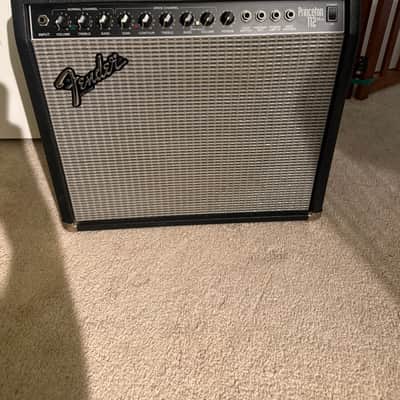 Fender Princeton 112 Plus 2-Channel 65-Watt 1x12" Solid State Guitar Combo 1995 - 1999 Black image 1