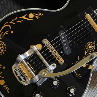 2021 Gibson Custom Shop TelePaul Custom w/ Bigsby Limited Mod Electric Guitar Black Ebony + HSC image 4