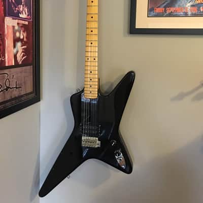 1981 Vintage Kramer Voyager  Single Humbucker Black with Case image 1