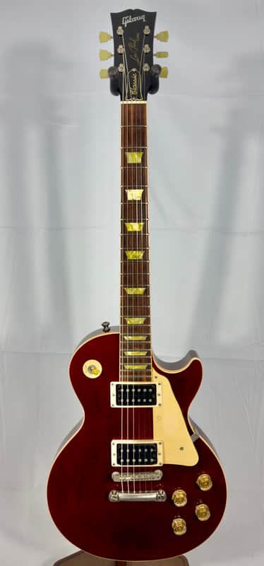 Gibson Les Paul Classic 1960 Reissue W/ OHSC 2002 - Wine Red image 1