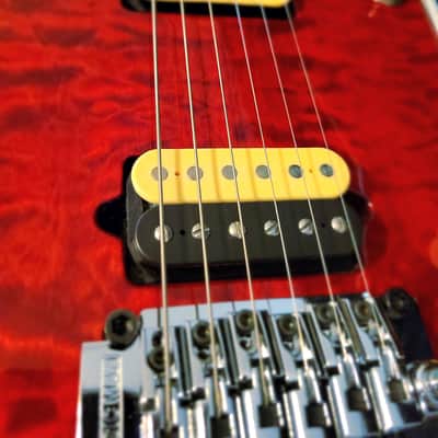 VIDEO! 1995 Ernie Ball Music Man EVH Eddie Van Halen Signature Red Quilt COLLECTOR GRADE 1 owner image 13