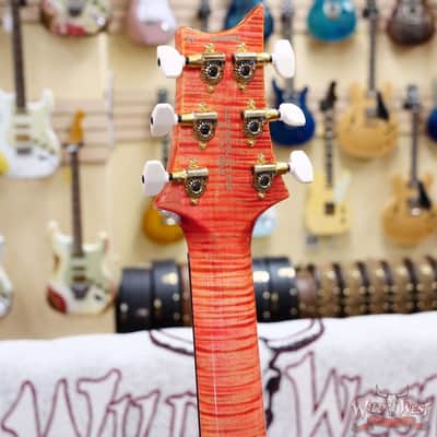 PRS Wild West Guitars 25th Anniversary Limited Run Wood Library Artist Package Custom 24 Piezo Salmon (Private Stock Color) 7.90 LBS (US Only / No International Shipping) image 10