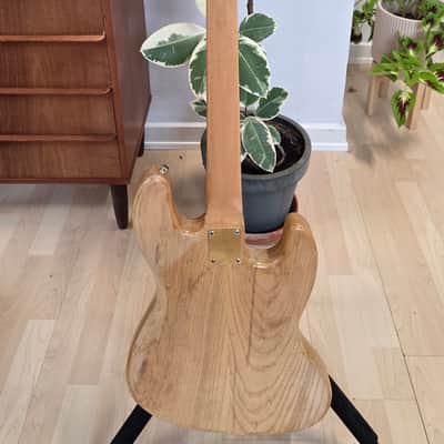 1981 Charvel Jazz Bass Custom Shop San Dimas DiMarzio Catalog Kahler USA LEFT HAND Natural Figured Ash American Vintage 80s 1980's 25 fret Rosewood 4-String J Pre-Fender era Precision Bartolini Pickups LH Lefty Handed Pre-Jackson PREPRO PRE-PRODUCTION image 12