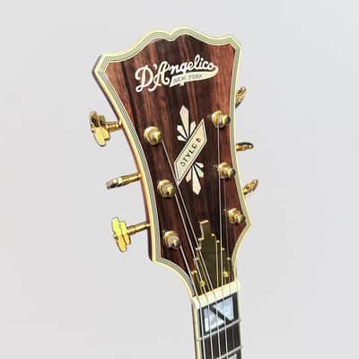 D'Angelico Excel Style B Hollow-body Archtop Electric Guitar - Dark Iced Tea Burst image 8
