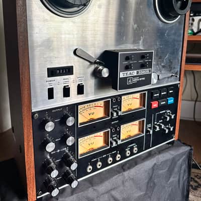 TEAC 3340S 1/4" 4-Track Reel to Reel Tape Recorder 1970s - LOW HOURS image 1