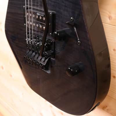 ESP LTD M-200FM - Roasted Jatoba Fingerboard, See Thru Black image 5