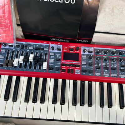 Nord Electro 6D SW61 Semi-Weighted 61-Key Digital Piano 2018 - 2022 - Red image 3