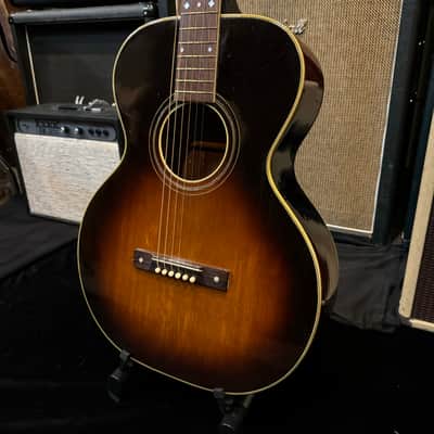 Harmony H1252 Professional Acoustic Guitar 1940s - Sunburst image 3
