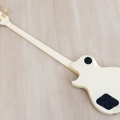 2002 Greco LGB-90 Full Scale LP Custom Bass Pearl White, Japan Fujigen image 13