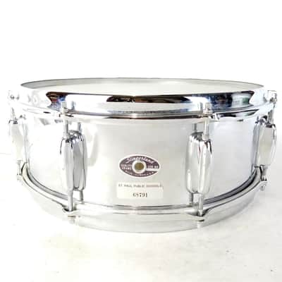 *Slingerland 5x14" Festival Chrome Steel Snare Drum 8Lug Vintage 70s No.141 USA* image 1