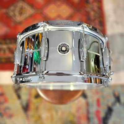 Gretsch Brooklyn 14x6.5" Chrome Over Brass Snare - 1.2 MM Brass Shell image 1