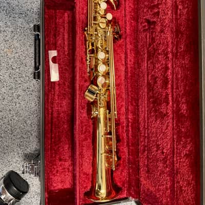 Yamaha YSS-475 Soprano Saxophone 2000s - Brass image 2
