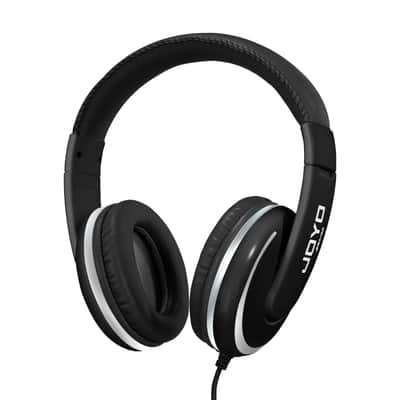 JOYO JMH-04 Over Ear Headphones Wired Studio Headphones with 1/4 to 3.5mm Jack for Guitar Amplifier Keyboard Recording Podcast DJ Laptop Computer image 1
