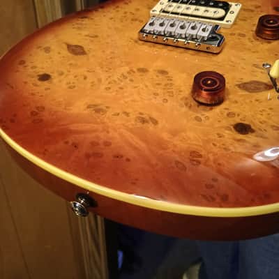 PRS SE Custom 24 Exotic Laurel Burl Limited Edition 2019 - 2020 - Vintage Sunburst image 4