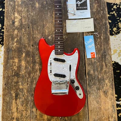 Fender Japan Rare 1997 CIJ 1966 Reissue Mustang Rare Factory Candy Apple Red Japan image 16