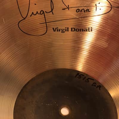 Sabian 18” Saturation crash- signed by Virgil Donati image 6