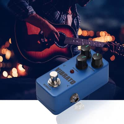 KOKKO FVB2 VIBRATO Electric Guitar Effect Pedal Traditional Vibrato Effect with Three Functional Knobs for Guitarists During Performances or Practice Compact (Price includes the import duty for US buyer) image 7