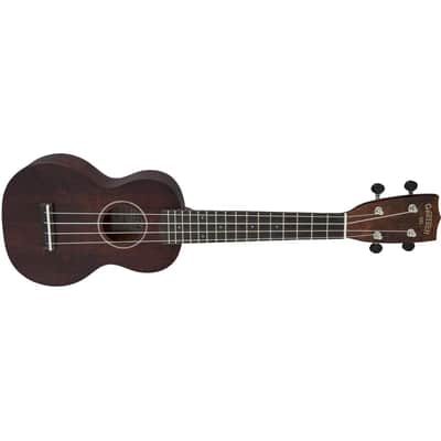 Gretsch G9100-L Soprano Long-Neck Ukulele with Gig Bag, Vintage Mahogany Stain image 13