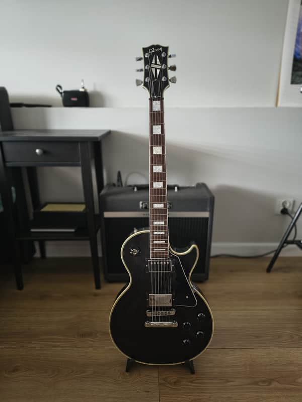 2012 Gibson Les Paul Classic Custom Ebony image 1