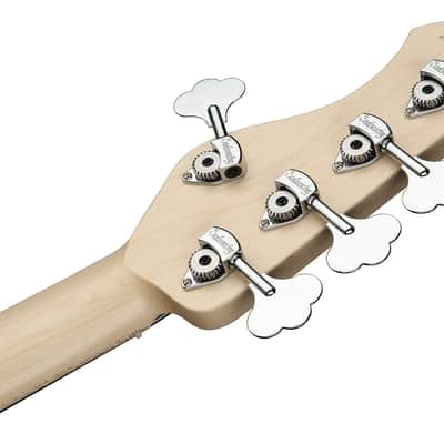 Sadowsky MetroLine 24-Fret Singlecut Vintage Bass 5 String, Swamp Ash Body, Solid Black Satin image 9