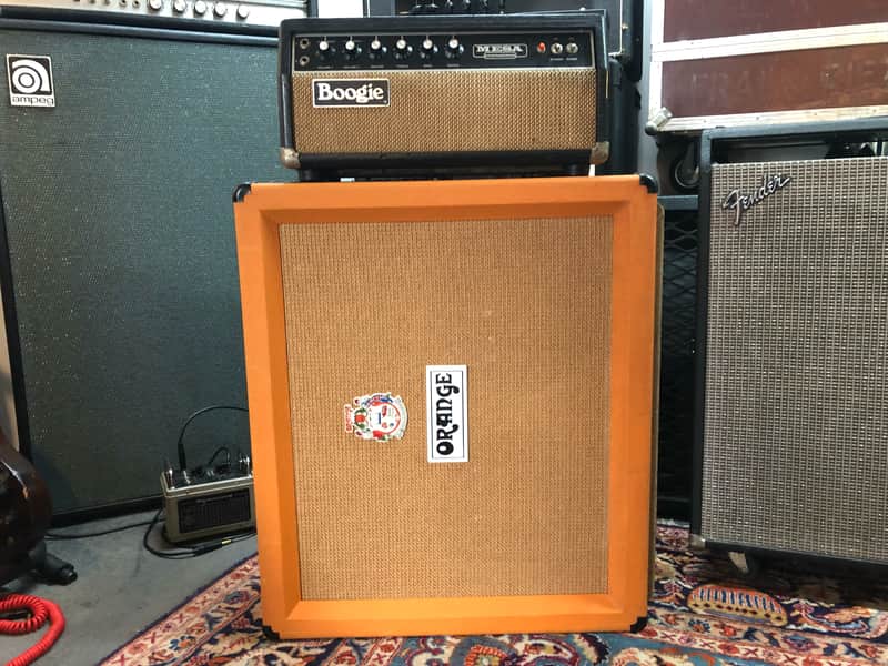 Orange Vintage 2x12 Cab Combo Empty Cabinet for OR 80 100 120 Chassis image 1