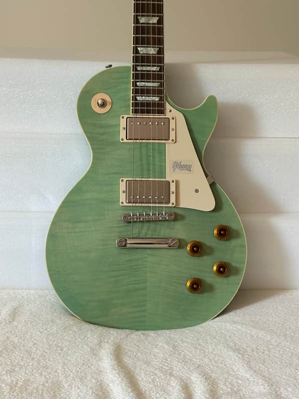 Gibson Custom Shop Les Paul Standard PSL in rare Translucent Mint Green (rare & unplayed) image 1