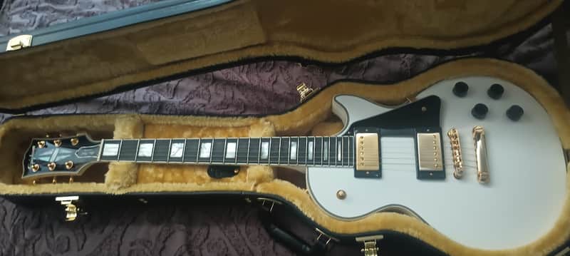 Epiphone Les Paul Custom Inspired By Gibson 2025 - White image 1