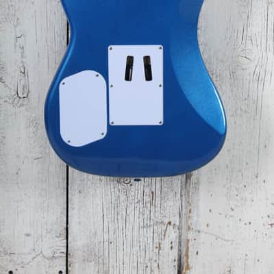 Kramer Pacer Classic Solid Body Electric Guitar Radio Blue Metallic Finish image 7