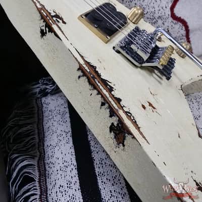2026 Jackson USA Custom Shop Randy Rhoads RR-2H Floyd Rose Heavy Relic Vanilla Shake Over 3 Tone Burst 7.60 lbs image 10
