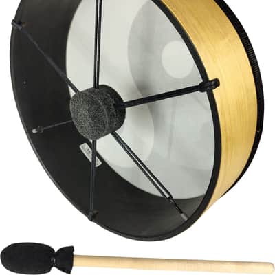 Remo ET 8414 YY YingYang Hand Drum - Light-colored frame image 2
