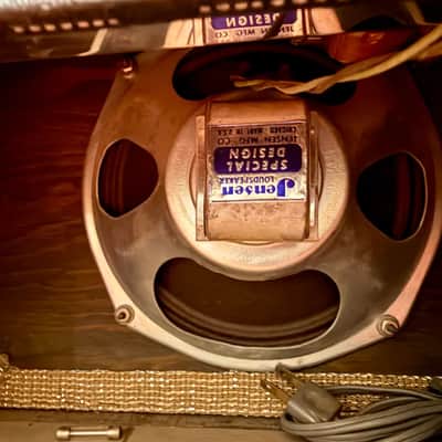 ~1963 Gretsch Combo Amp One Knob Grey Tolex image 6