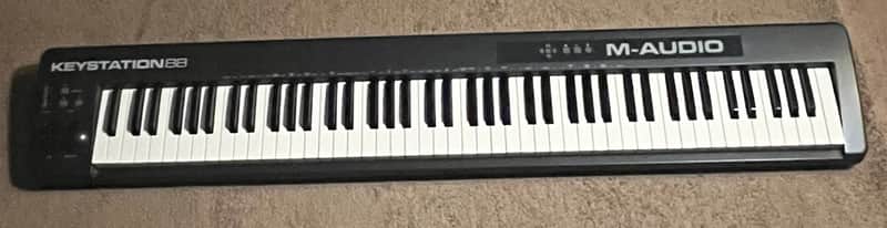 M-Audio Keystation 88 MkIII MIDI Keyboard Controller 2019 - Present - Black image 1