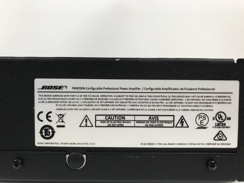 Bose PowerMatch PM4250 Power Amplifier | Reverb