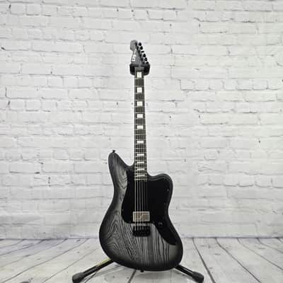 ESP LTD XJ-1 HT Baritone 6 String Electric Guitar Silver Blast image 1