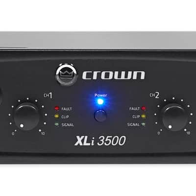 Crown Pro XLi3500 2700w 2 Channel PA Power Amplifier Professional Amp XLI 3500 image 6