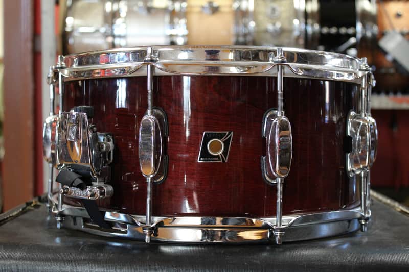 Tama 6.5x14 Artwood Birch Snare Drum in Cherry Wine Lacquer image 1