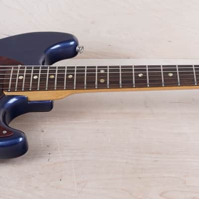 Fender Mustang 1977 Metallic Navy Blue Refinish USA Vintage w/ Hard Case image 2