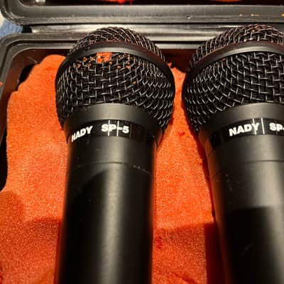 Shure/Nady/4 microphones Shure/realistic/ Nady Early 80s - Silver/black image 10