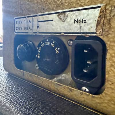 Klemt Echolette M40 c 1960 - Gold original vintage Beatles Hamburg tube amplifier AC30 original vintage Germany amp image 7