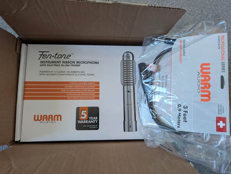 Warm Audio Fen-Tone Ribbon Microphone 2025 - Present - Nickel | Reverb