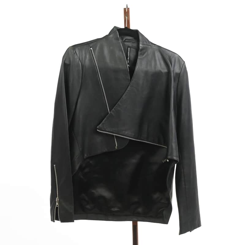 W118 by Walter Baker Diagonal Zip Leather Jacket Owned by Sheila E. image 1
