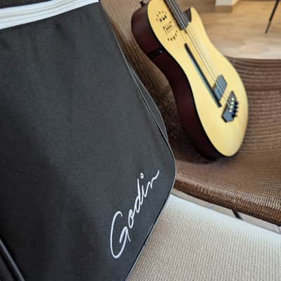 Godin A4 Ultra Fretless 2000s - Natural image 8