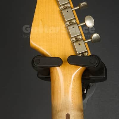 Fender Custom Shop 55 Stratocaster Heavy Relic Aged 2017 - Black Over Chocolate Two Tone Sunburst (COD 2136UG) image 18
