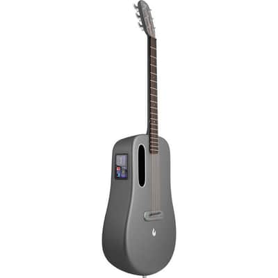 Lava Music L9220006 ME 4 Carbon Fiber 38” Acoustic / Electric Guitar With Gig Bag, Space Grey image 6