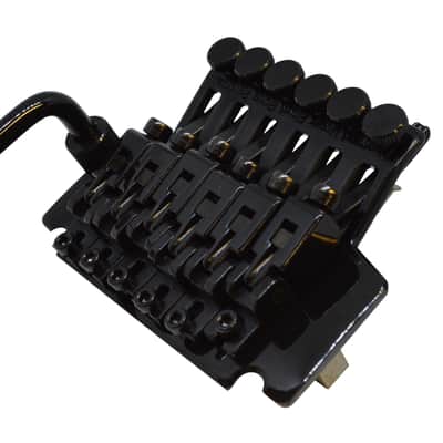 Floyd Rose Licensed Low-Pro Double Locking Tremolo Electric Guitar Bridge Black image 2