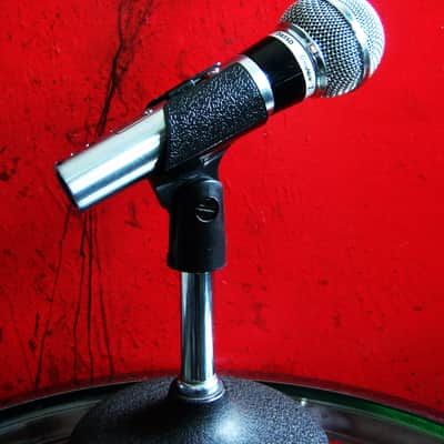 Vintage 1980's Shure 565SD Switchable Cardioid Dynamic Microphone Low Z w accessories 565 565D 566 image 9