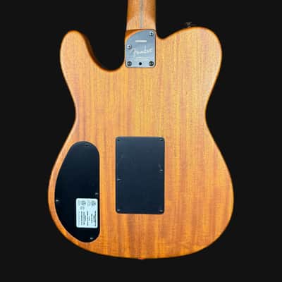 Fender Acoustasonic Telecaster Guitar in Surf Green w/ Deluxe Gigbag image 4